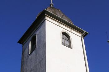 detail kostelní věže ( © Jan P. Štěpánek 02/2008)