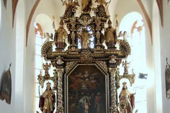 Ranně barokní oltář (© Jakub Dvořák  4/2009)