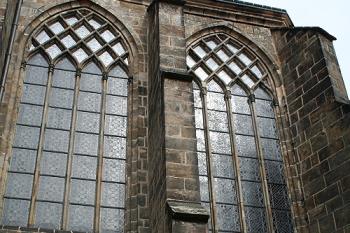 Jižní stěna presbytáře, (© Ivan Grisa, 09/2008)
