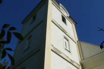 kostel sv. Jana Křtitele, věž (© Jiří Čížek, 09/2008)