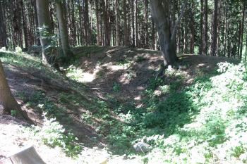Jižní příkop /od západu/ (© D Dohňanský, 07/2015)