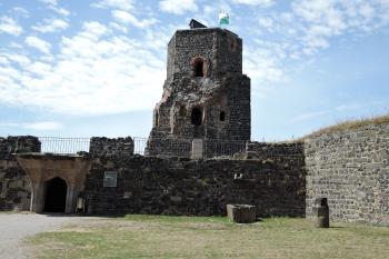 Hrad Stolpen - 4.nádvoří,věž Siebenspitzenturm (© aleshwarrior, 07/2015)