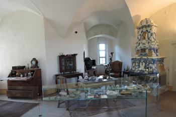 Hrad Stolpen - výstava ve věži Johannisturm (© aleshwarrior, 07/2015)