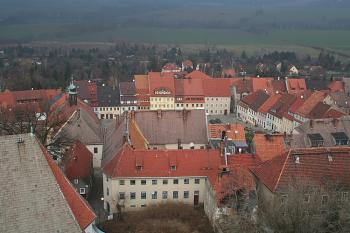 Pohled ze Sedmiboké věže (Siebenspitzenturm) na náměstí ( © Ivan Grisa 02/2007)