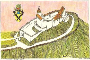 rekonstrukce hradu podle M. Plačka (© jan heřman, 02/2012)
