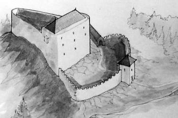 rekonstrukce stavu po 2. fázi ( © hradní expozice)