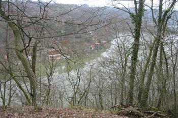 pohled z jádra na sv. k přehradě (© D Dohňanský, 03/2016)