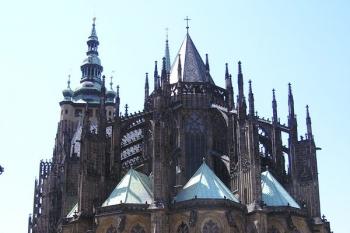 Východní partie katedrály sv. Víta na Pražském hradě ( © Jan P. Štěpánek 07/2007)
