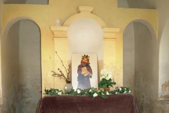 oltář s obrázkem sv. Bartoloměje ( © Milan Caha 10/2008)