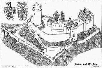 Bečov nad Teplou podle modelu (© jan heřman, 04/2013)