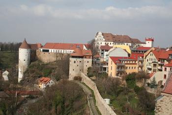 Hrad od jihu, z věže Staré vodárny (Alte Wasserkunst) (© Ivan Grisa, 03/2007)