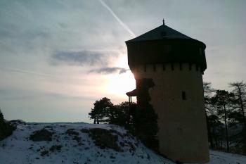 Zimní pozdní odpoledne na hradě (© Marek Soukup, 04/2013)