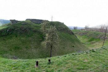 panoramatický pohled na čelo jádra ( © Pavel Zany Komárek 16/4/2005)