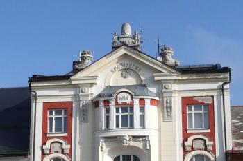 secesní budova spořitelny ( © Jan P. Štěpánek 10/2008)