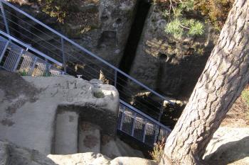 Historické a nové schodiště (© Kryštof Čermák, 05/2018)