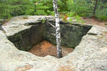 Falkenštejn - vytesaná místnost (2003 ©Puffin Puffin)