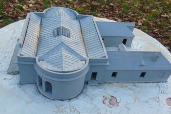 Model zámku / od severu/ (© Dušan Dohňanský  11/2023)