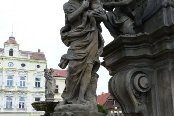 Morový sloup Nejsvětější Trojice ( © František Kinař 05/2017)