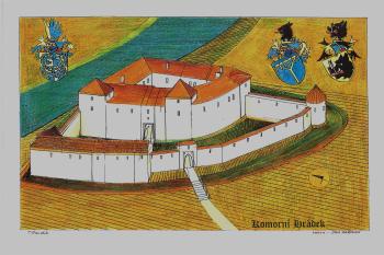 Komorní Hrádek I. ,kresba Jan Heřman (© jan heřman, 09/2012)
