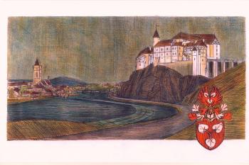 Ledeč v polovině 19.století (© jan heřman, 02/2012)