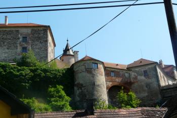 Západní opevnění s baštou (© Jaroslav Šefčík, 05/2009)