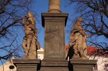Svatí Šebestián (vlevo) a Roch (© Ivan Grisa, 01/2009)
