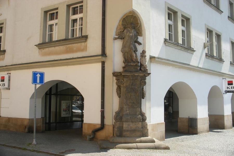 socha sv. Vavřince