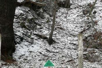 celkový pohled na místo někdejšího výchozu štoly Štolní ( © Jan P. Štěpánek 01/2009)