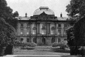 průčelí na počátku 20. století ( © Oskar Zech: Heimische Bauweise in Sachsen und Nordböhmen, publ. G. Kühtmann, Dresden 1908)