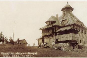 Masarykova chata na Beskydě kolem roku 1930 ( © Beskydy a Pobeskydí 1895-1939, WART 2001 )