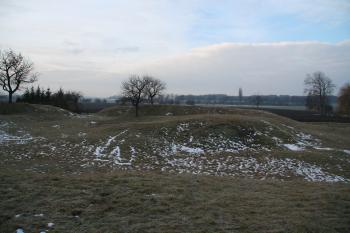 Vnitřní plocha hradiště (© Petr Nožička, 01/2009)