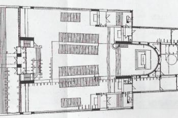 Půdorys kostela ( © webová stránka farnosti Vršovice)