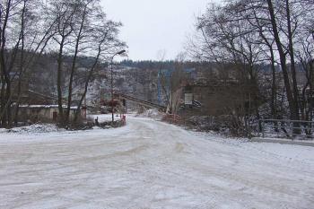 Vjezd do lomu ( © Roman Řezáč 01/2008)
