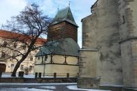 zvonice u kostela sv. Bartoloměje