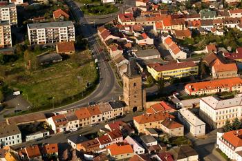 Vysoká brána, Rakovník - letecký snímek ( © Radovan Smokoň 04/2008)