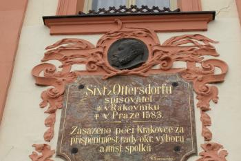 pamětní deska spisovatele Sixta z Ottersdorfu ( © Milan Caha 02/2009)