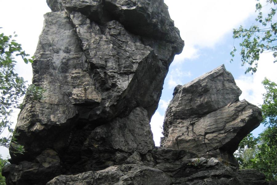 Krkavčí kameny - Falkenstein