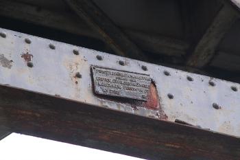 Výrobní štítek ocelové konstrukce (© Ivan Grisa, 03/2009)
