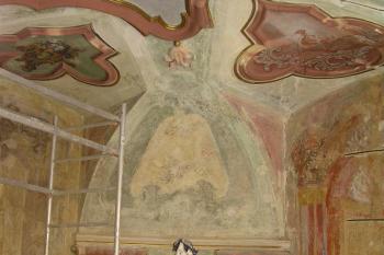 malby v kapli sv. Kříže (© Karel Husák, 08/2007)