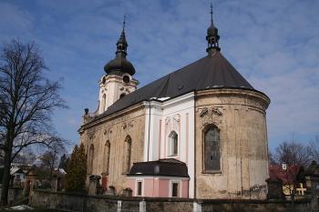 Kostel z návsi (od jihovýchodu) (© Ivan Grisa, 03/2009)