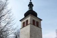 zvonice u kostela sv. Kateřiny Alexandrijské