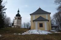 zvonice u kostela sv. Kateřiny Alexandrijské