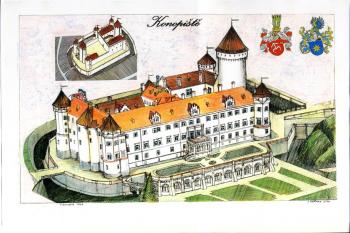 rekonstrukce hradu podle T. Durdíka (© jan heřman, 02/2012)