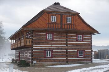 Mlýn z Bělče v Podorlickém skanzenu (© Václav Záruba, 12/2012)