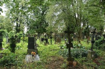 Přilehlý hřbitov s mnoha železnými kříži ( © Ivan Grisa 06/2009)