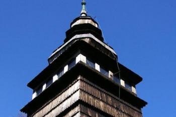 Detail věže kostelíka (© Jan P. Štěpánek, 04/2007)