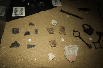 Archeologické nálezy z Melic uložené v muzeu ve Vyškově (© Luděk Vláčil, 02/2015)