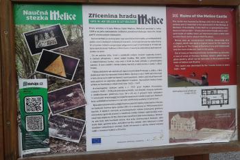 Popis na naučné stezce ( © Ivo Rozehnal 04/2019)