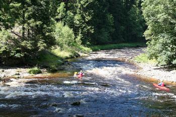 Soutok Vydry a Křemelné: tady začíná Otava ( © Ivan Grisa 07/2007)