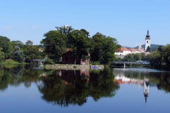 Pohled na Písek s řekou Otavou (© Jiří Cukr, 08/2009)